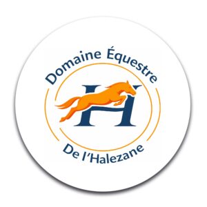 STICKER ROND - Domaine équestre de l'halezane - STI001