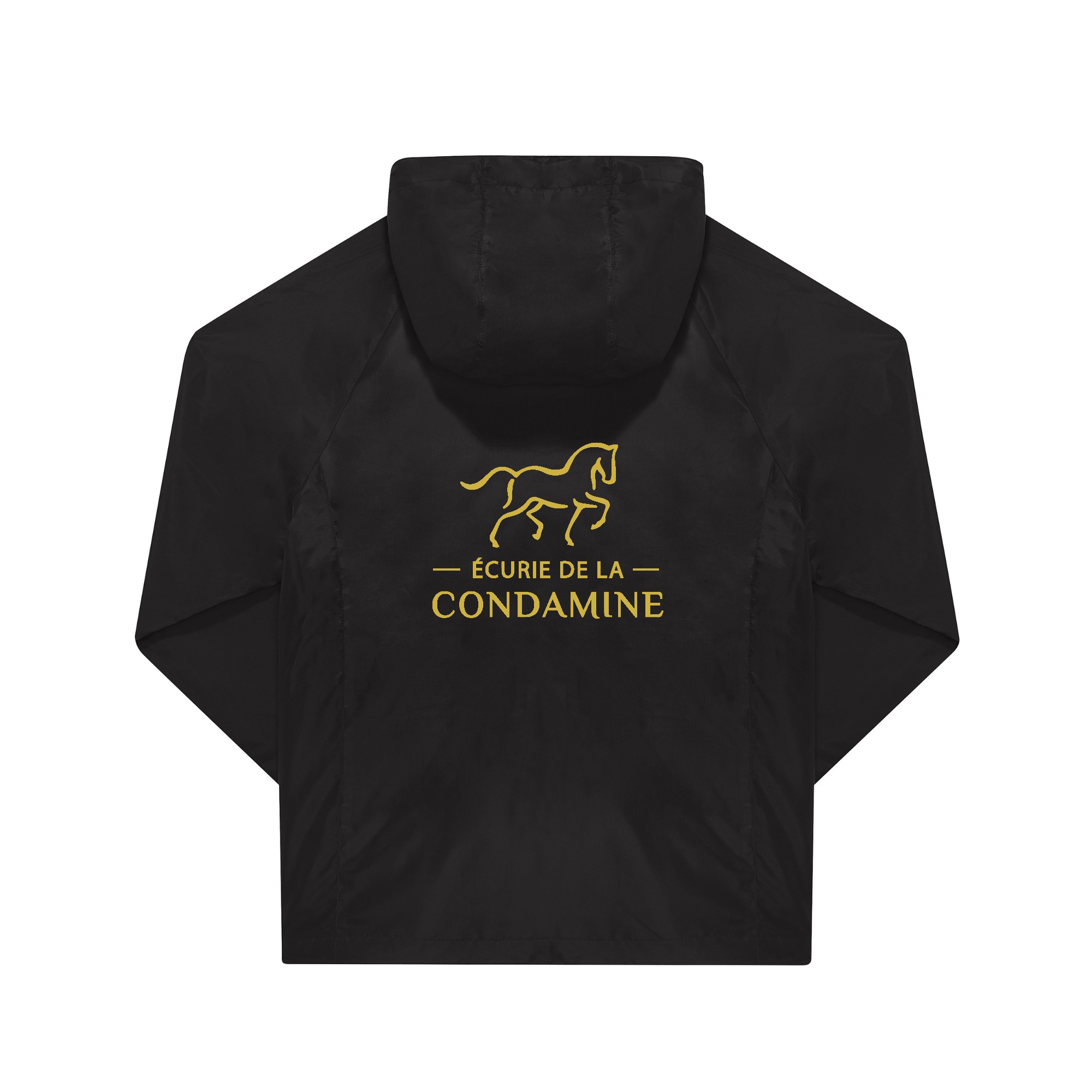 COUPE-VENT (enfant) - Ecurie de la condamine - Noir - BC631 – Image 3