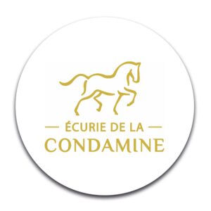 STICKER ROND - Ecurie de la condamine - STI001