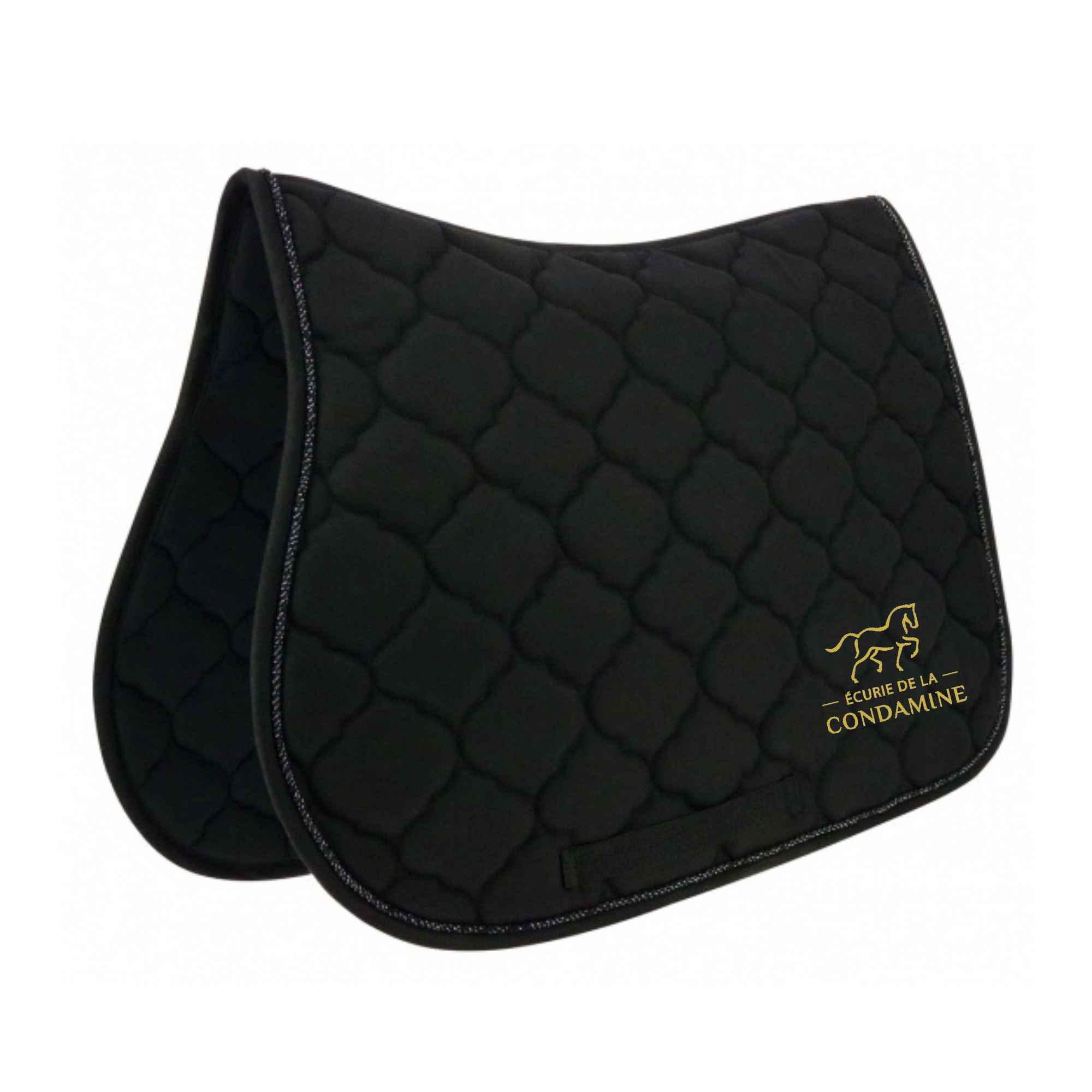 TAPIS RIDING WORLD - Ecurie de la condamine - Noir - 20453