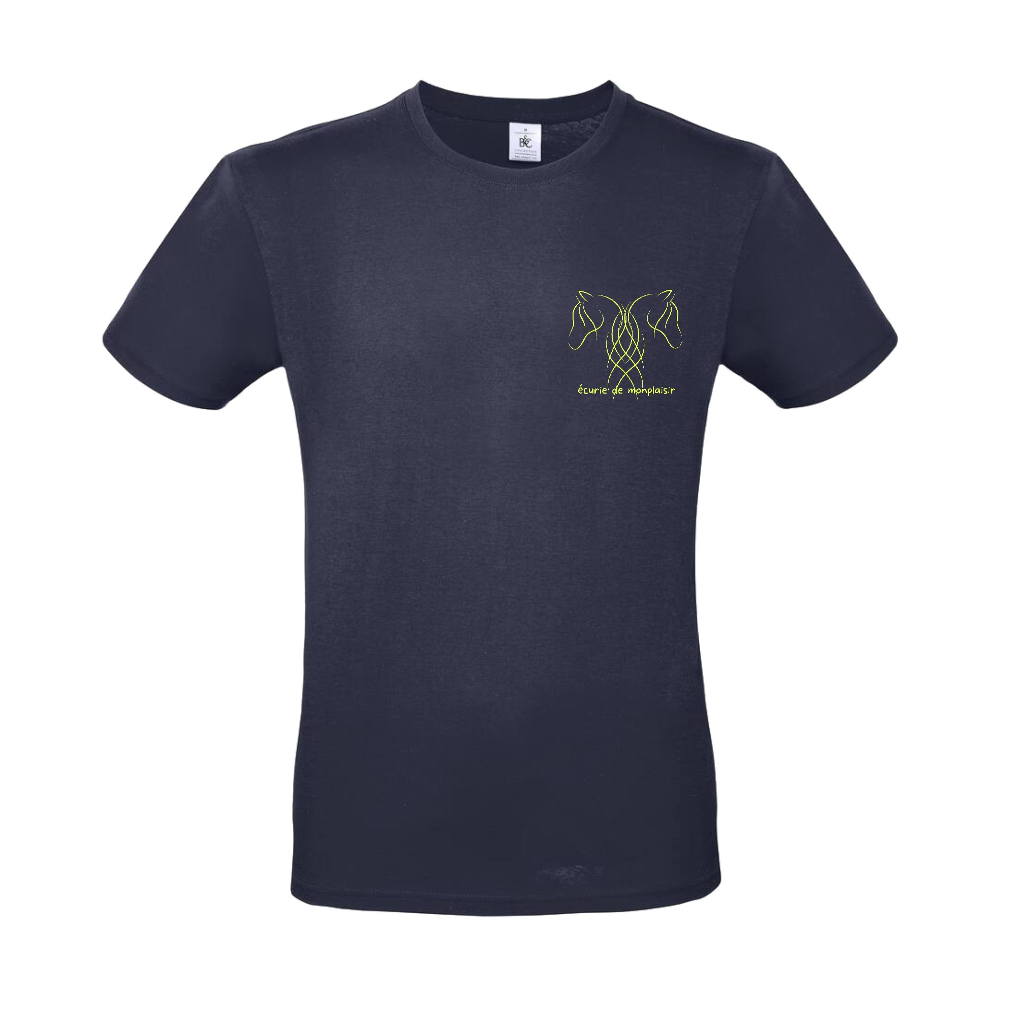 T-SHIRT (homme) - Ecurie de Monplaisir - Navy - BC03T