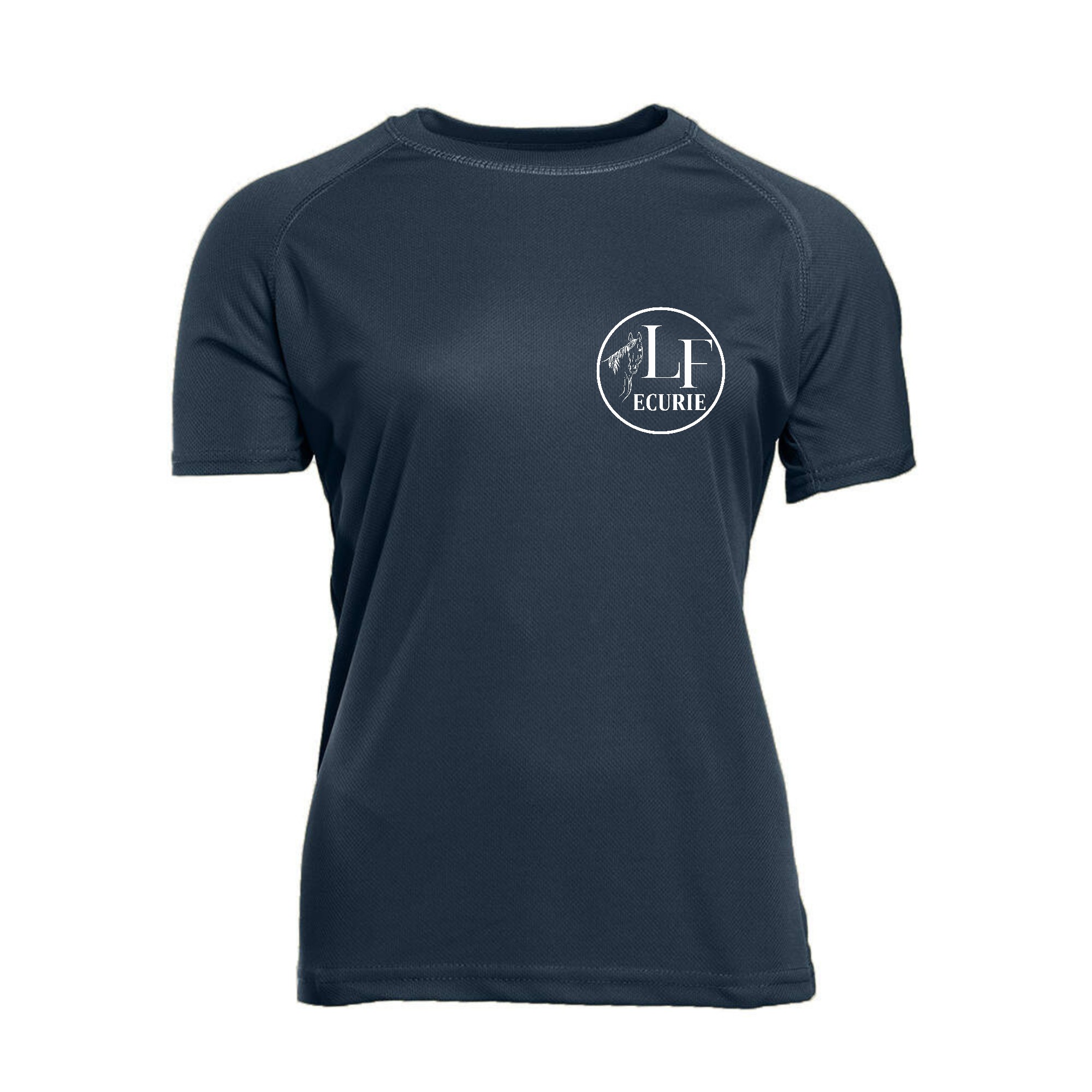 T-Shirt respirant (femme) - Ecurie L.F - Navy - IB301