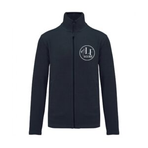 Veste micropolaire zippée (enfant) – Ecurie L.F - Navy – K920