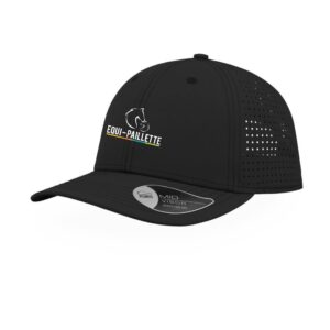 Casquette ventilée - Equi-paillette - Noir - AT284