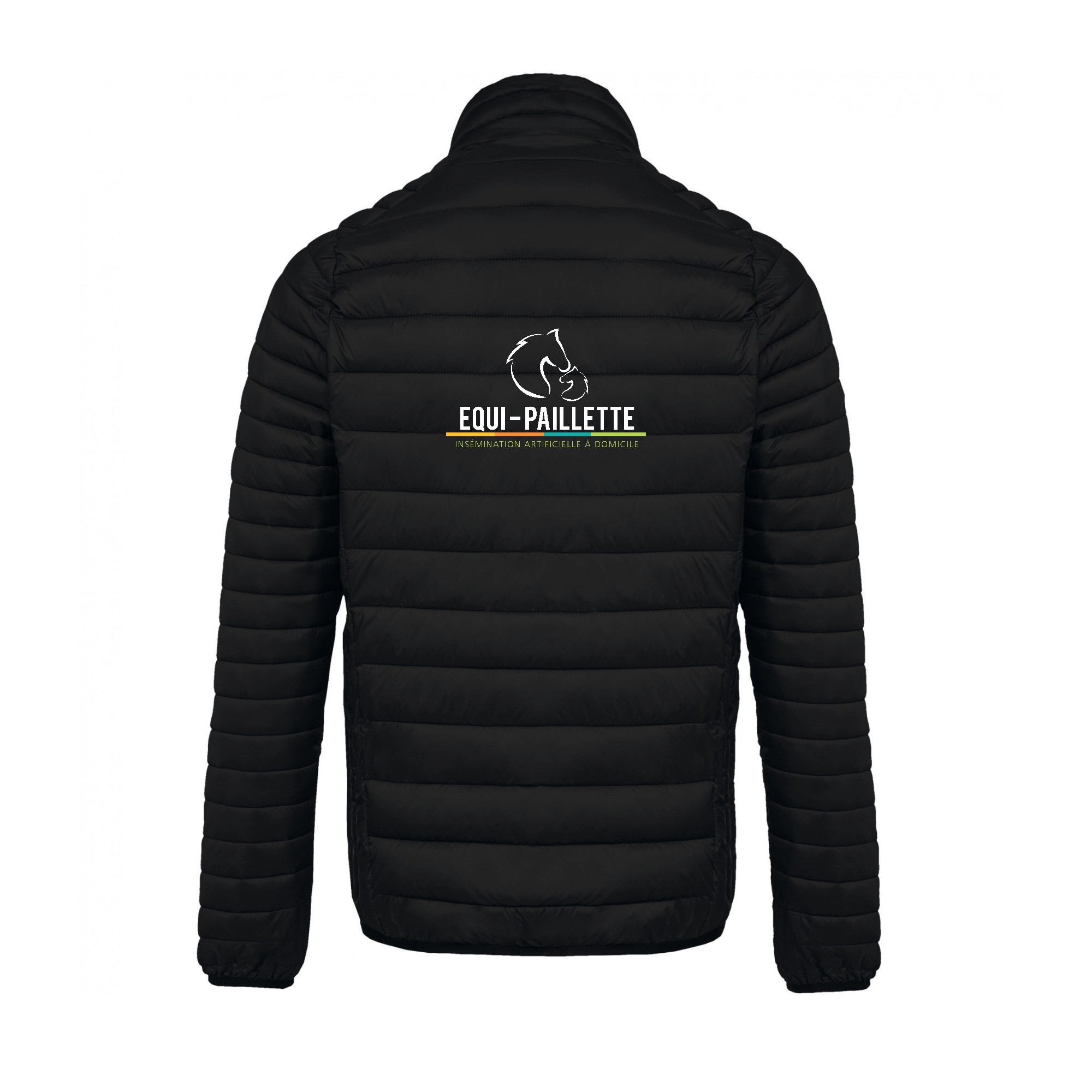 DOUDOUNE AVEC MANCHES (homme) - Equi-paillette - Noir - K6120 – Image 3