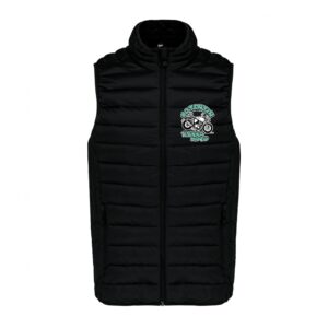 DOUDOUNE SANS MANCHES (enfant) – Cotentin Rasso Moto - Noir - K6115