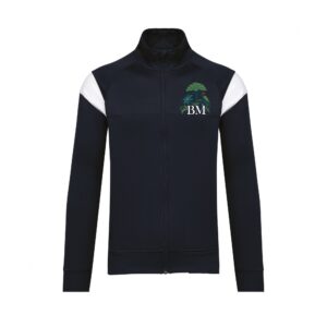Veste de survêtement zippée (enfant) - BM paysagiste - Navy - PA391