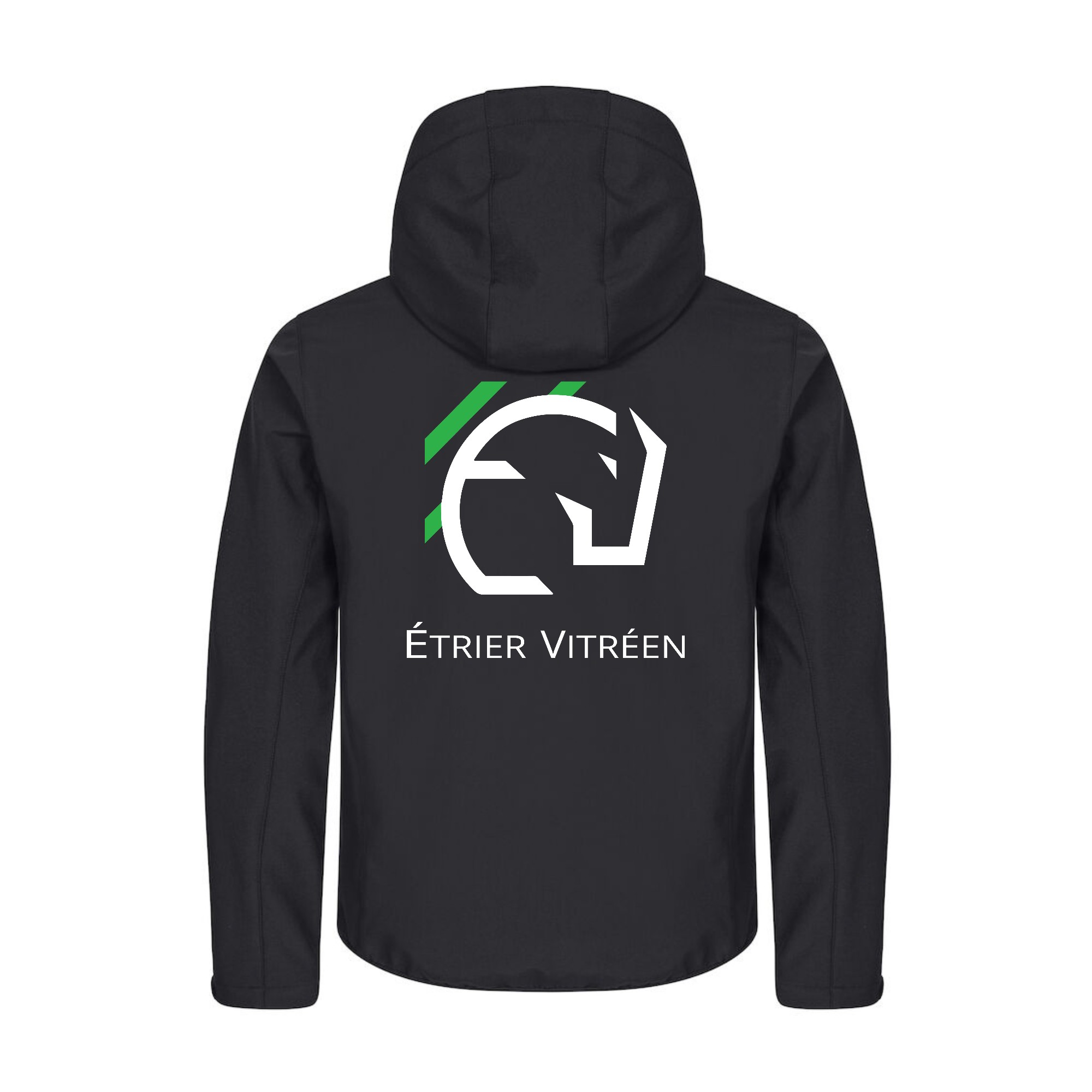 SOFTSHELL "Classic" (homme) – Etrier Vitreen – Noir – 0200912 – Image 3