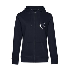 SWEAT ZIPPÉ (femme) - Club Hippique de Menneville - Navy - BCW03Q