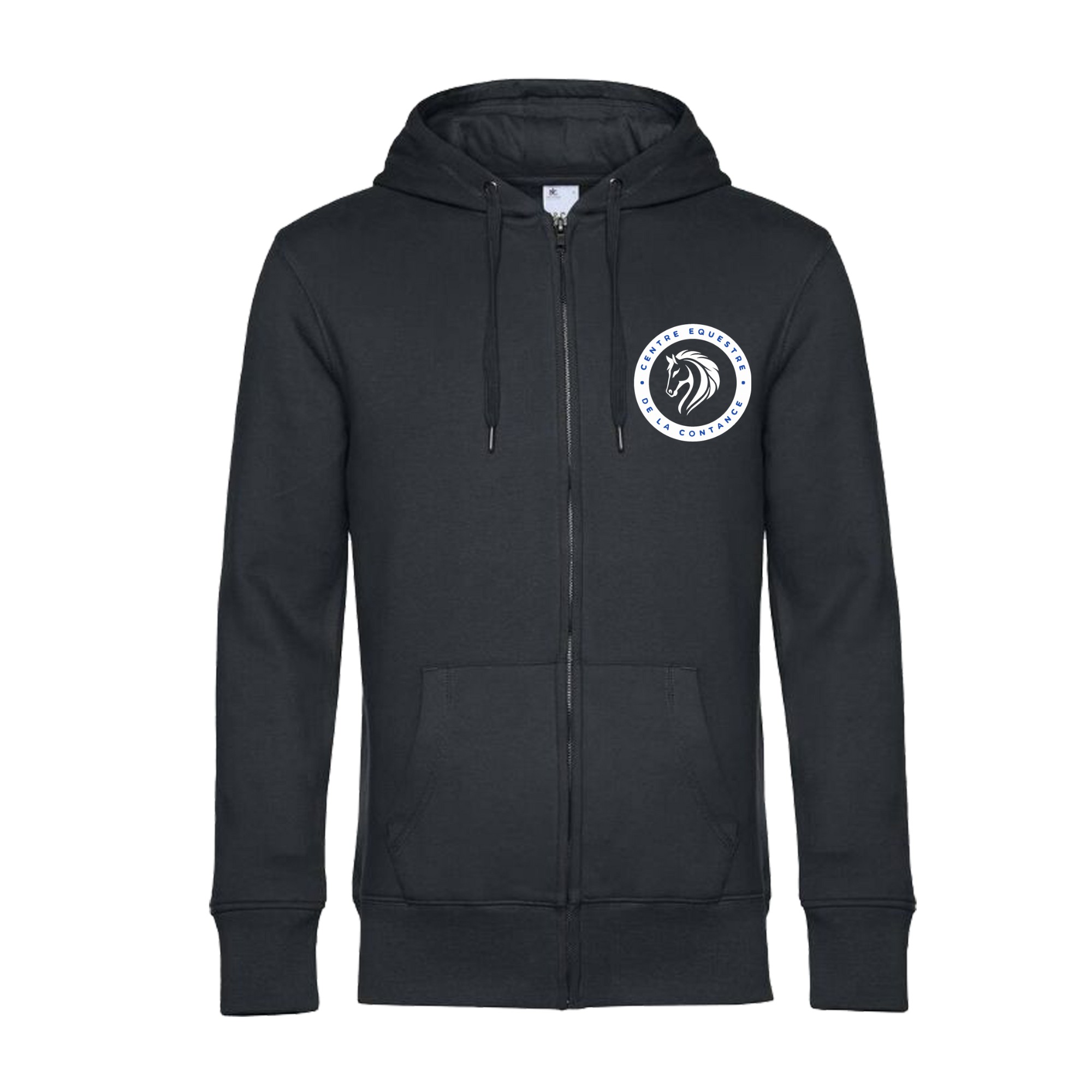 SWEAT ZIPPÉ (Homme) - Centre Equestre de la Contance - BCU03K – Image 3