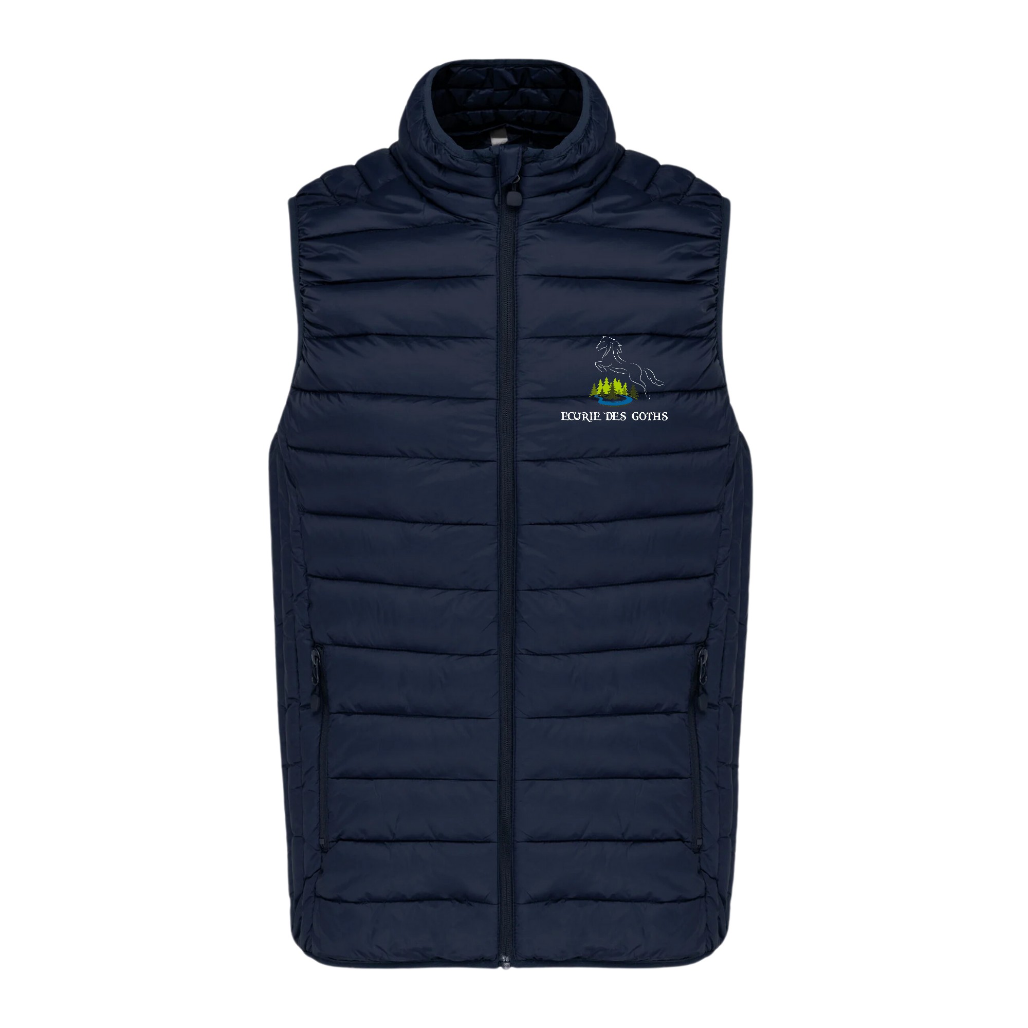 DOUDOUNE SANS MANCHES (homme) - Ecurie des Goths - Navy - K6113