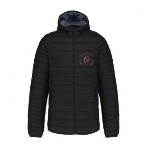 DOUDOUNE AVEC MANCHES ET CAPUCHE (homme) - Haras des Châteaux - Noir - K6110