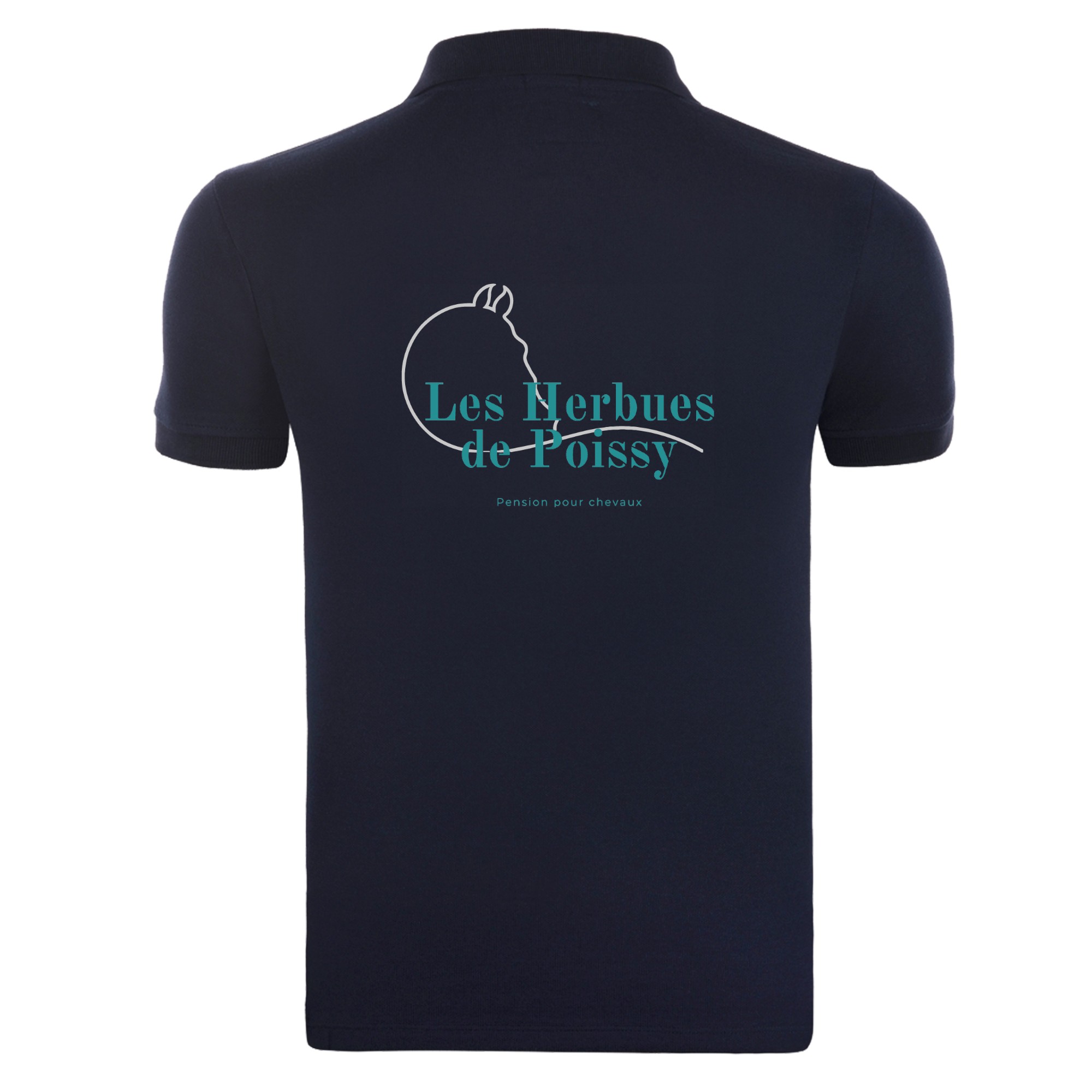 POLO (homme) - Les Herbues de Poissy - Navy - BCID1 – Image 3