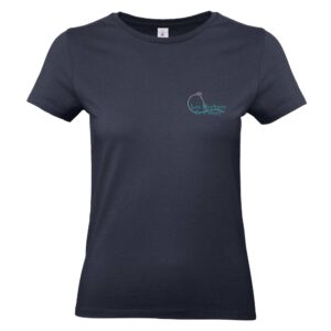 T-SHIRT (femme) - Les Herbues de Poissy - Navy - BC04T