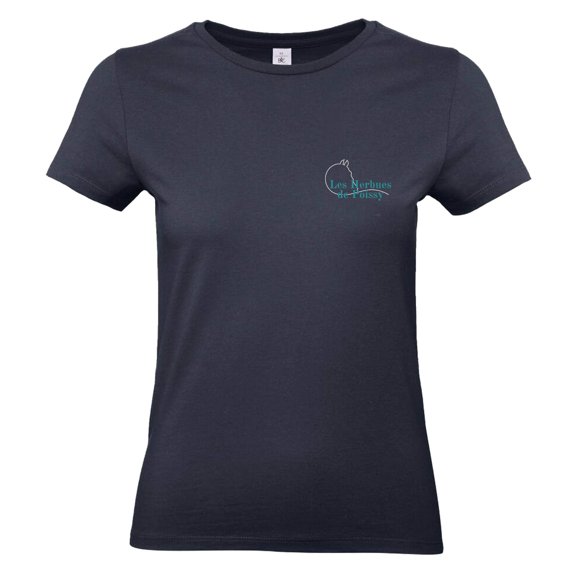 T-SHIRT (femme) - Les Herbues de Poissy - Navy - BC04T
