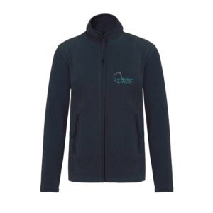 Veste micropolaire zippée (femme) – Les Herbues de Poissy - Navy – K907