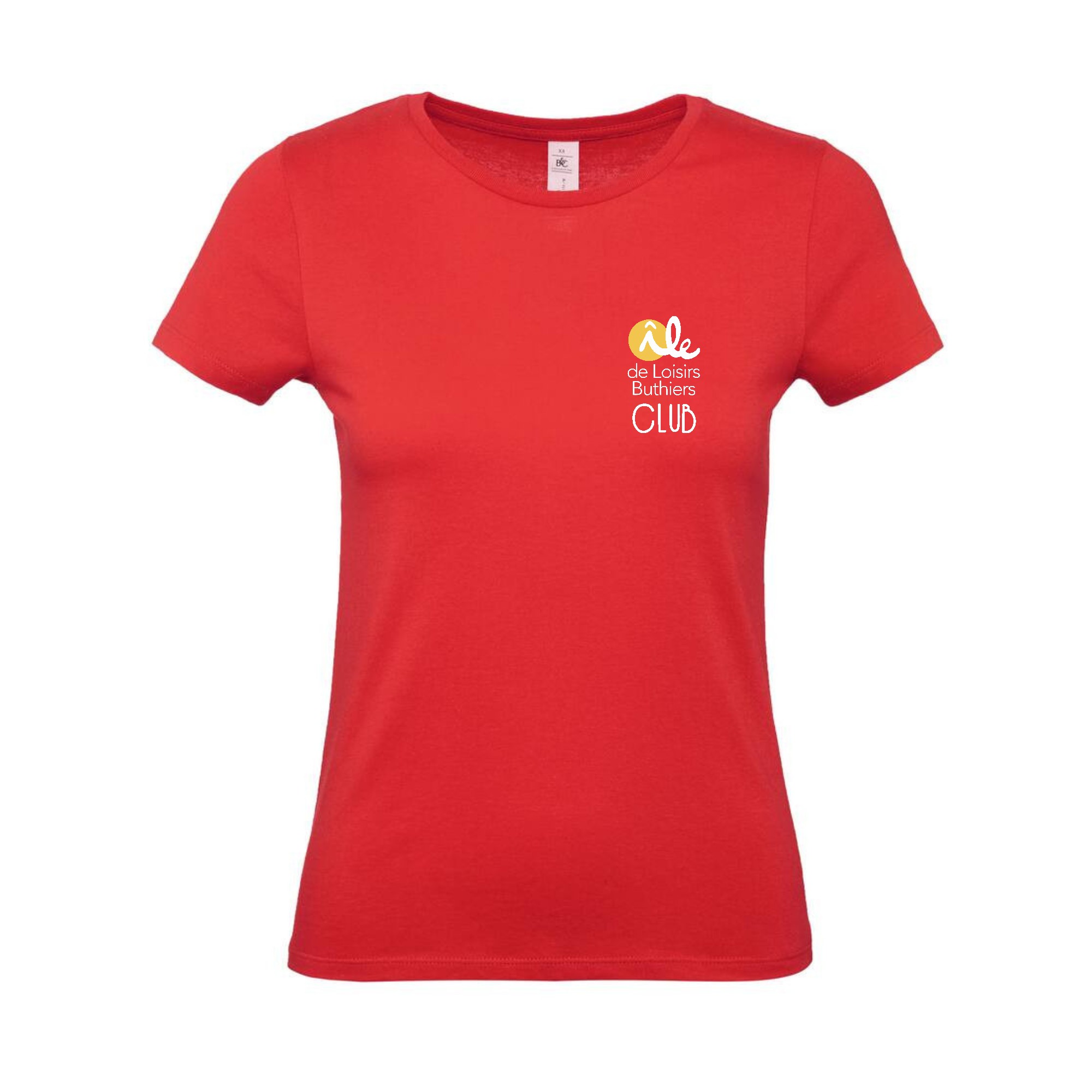 T-SHIRT (femme) - ile de loisirs de Buthiers - Rouge - BC04T