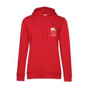 SWEAT A CAPUCHE (femme) – ile de loisirs de Buthiers - Rouge - BCW34B