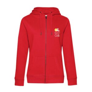 SWEAT ZIPPÉ (femme) - ile de loisirs de Buthiers - Rouge - BCW03Q
