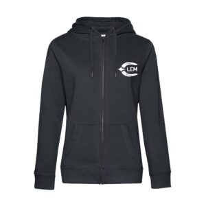 SWEAT ZIPPÉ (femme) - JCB Stables - Gris anthracite - BCW03Q