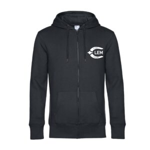 SWEAT ZIPPÉ (Homme) - JCB Stables - Gris anthracite - BCU03K
