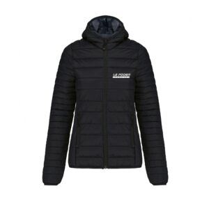 DOUDOUNE AVEC MANCHES ET CAPUCHE (femme) - LE PODER TRANSPORT - Noir - K6111