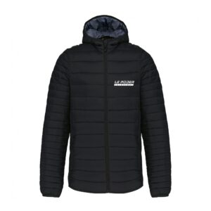 DOUDOUNE AVEC MANCHES ET CAPUCHE (homme) - LE PODER TRANSPORT - Noir - K6110