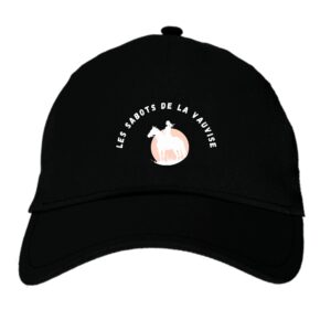 CASQUETTE - LES SABOTS DE LA VAUVISE - Noir - BF015