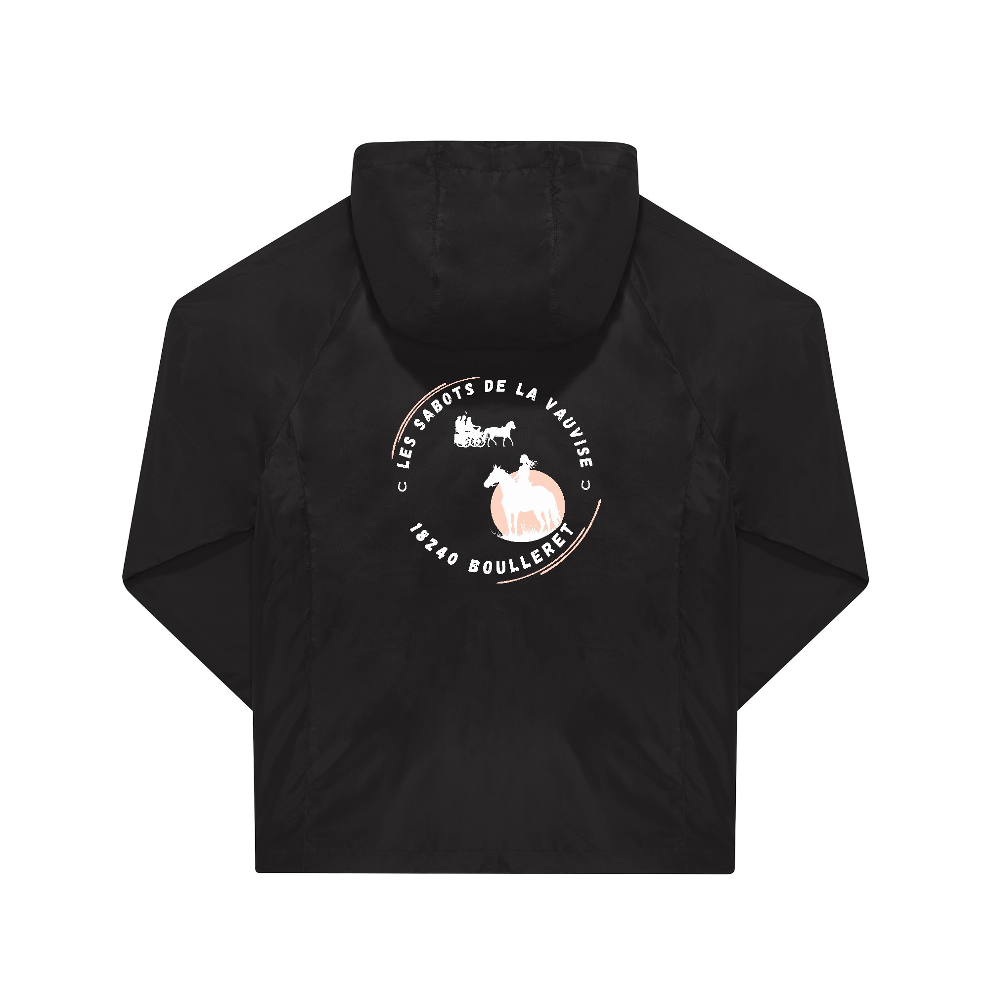 COUPE-VENT (unisexe) - LES SABOTS DE LA VAUVISE - Noir - BC630 – Image 3