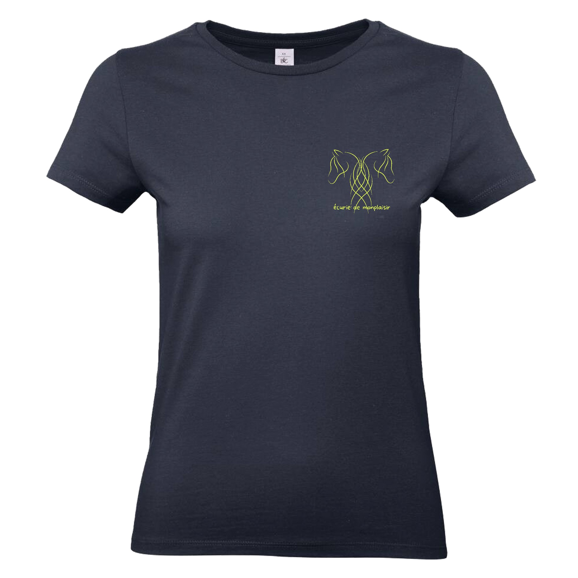 T-SHIRT (femme) - Ecurie de Monplaisir - Navy - BC04T