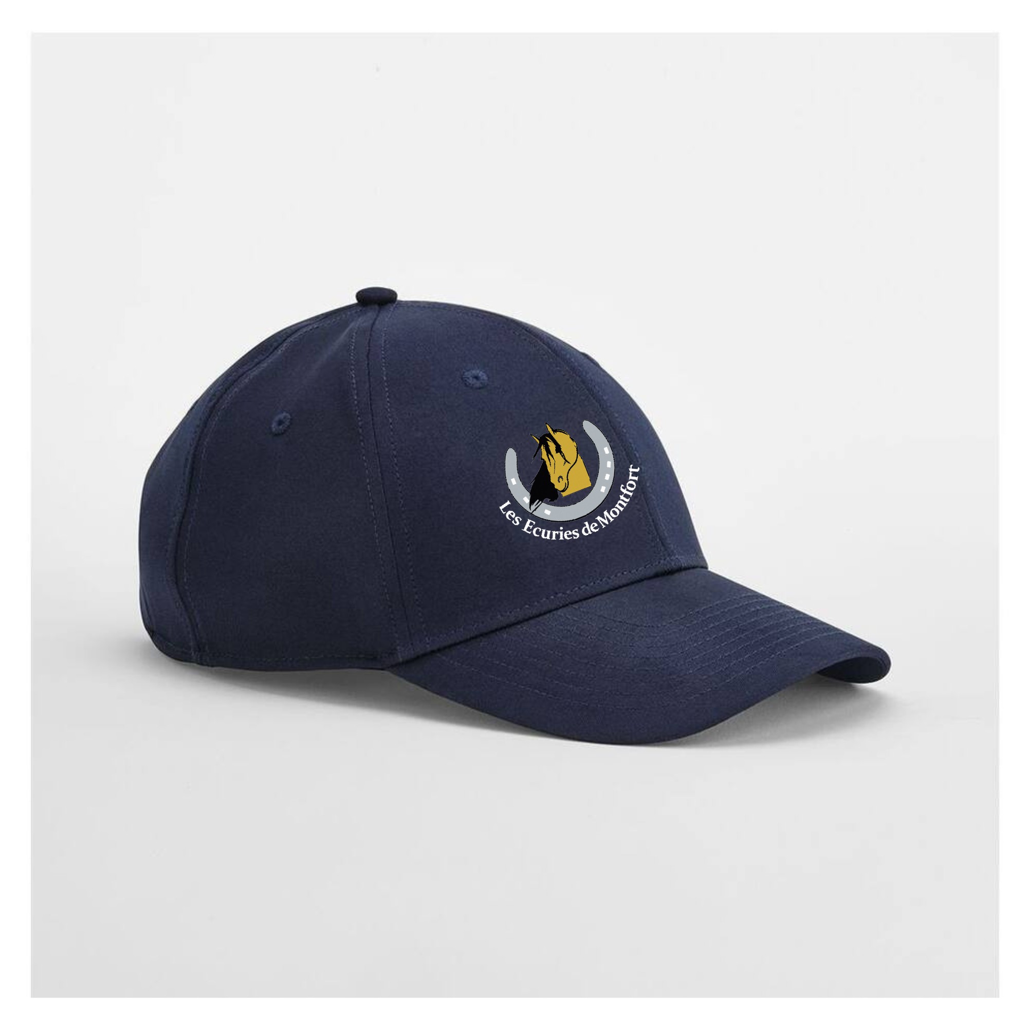 Casquette 6 panneaux - LES ECURIES DE MONTFORT - Navy - BF018
