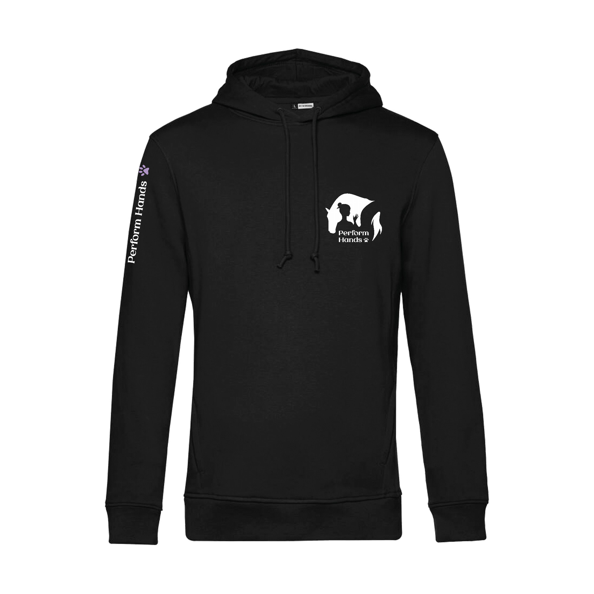 SWEAT A CAPUCHE (homme) - Perform Hands - Noir - BCU33B