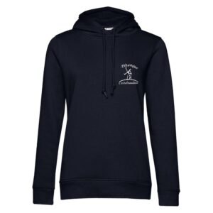 SWEAT A CAPUCHE (femme) - Pétanque castelnaudaise - Navy - BCW34B