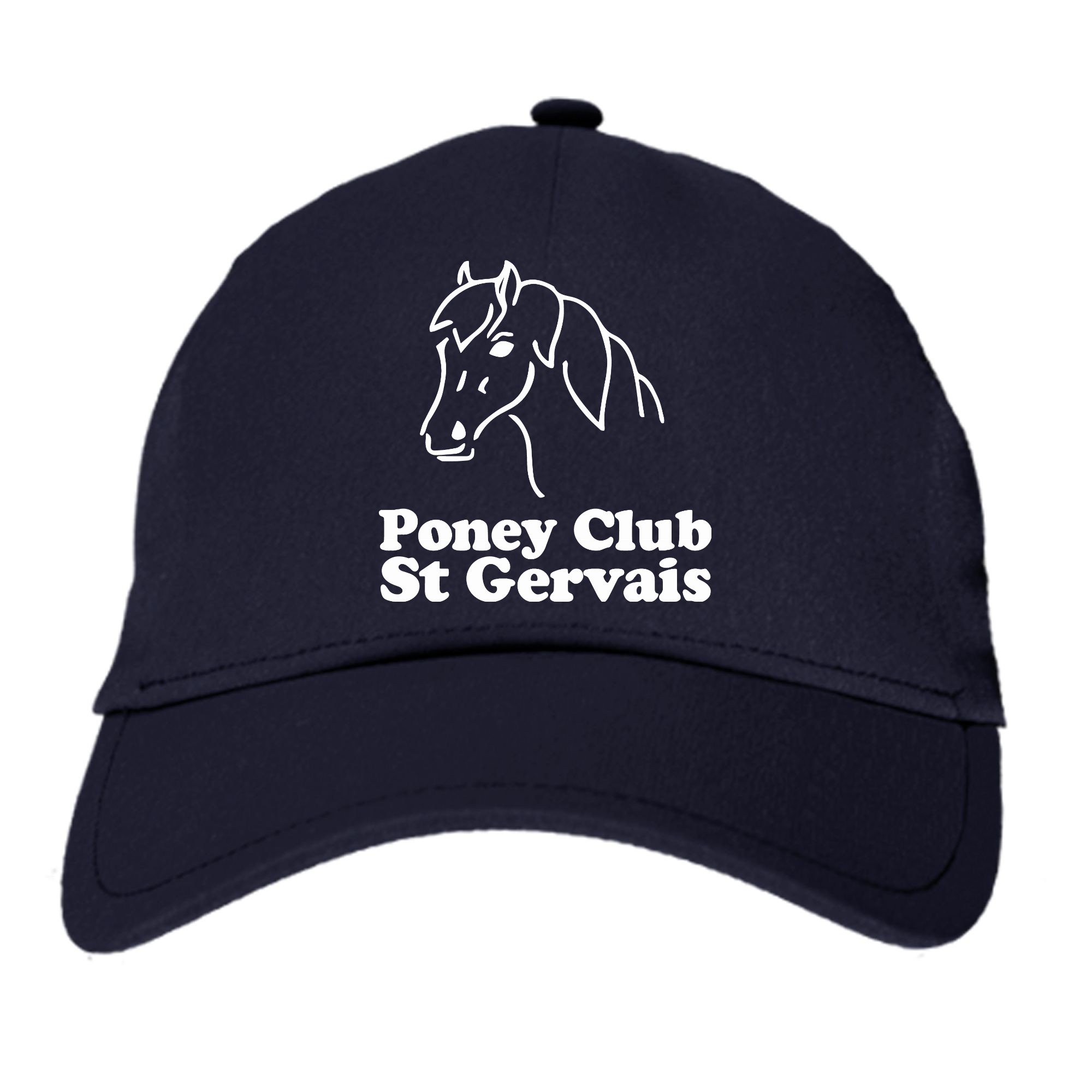 CASQUETTE - PONEY CLUB DE SAINT GERVAIS - Navy - BF015