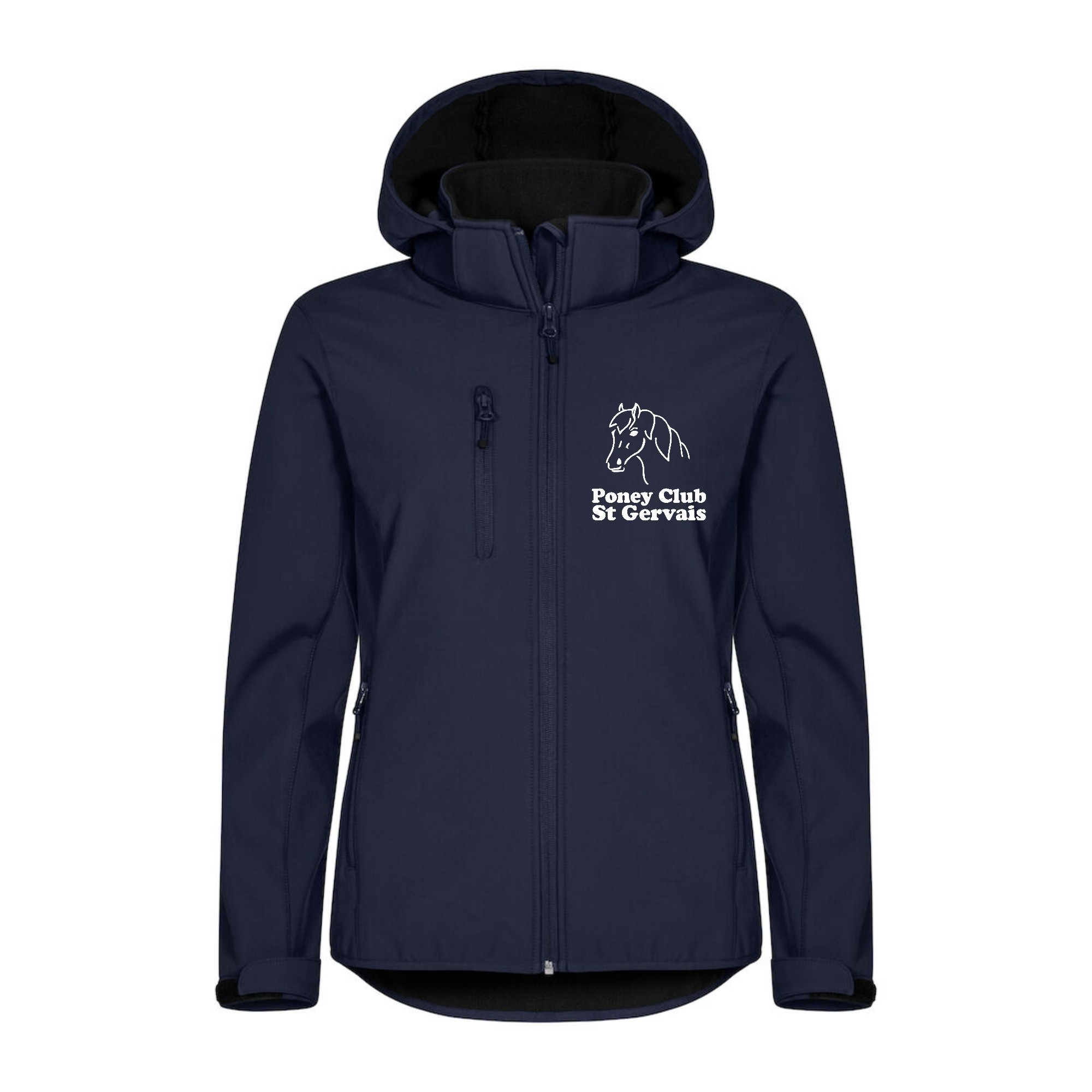 SOFTSHELL "Classic" (femme) - PONEY CLUB DE SAINT GERVAIS - Navy - 0200917