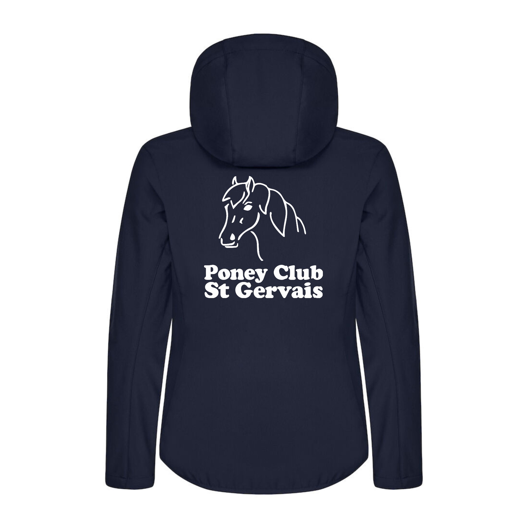 SOFTSHELL "Classic" (femme) - PONEY CLUB DE SAINT GERVAIS - Navy - 0200917 – Image 3