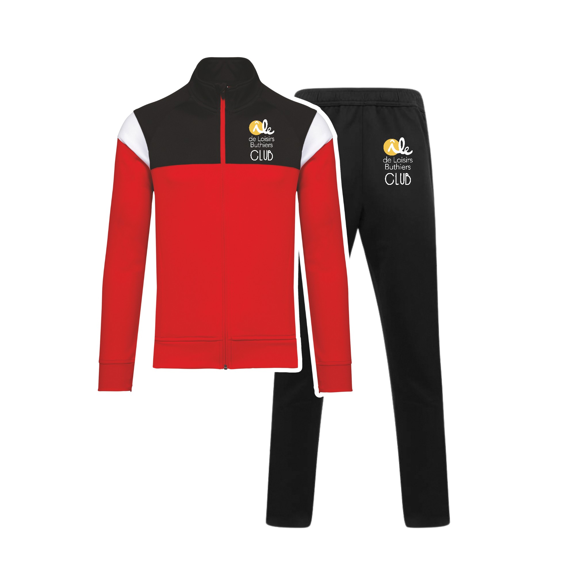 Ensemble de survetement (enfant) - ile de loisirs de Buthiers - Rouge - ES011