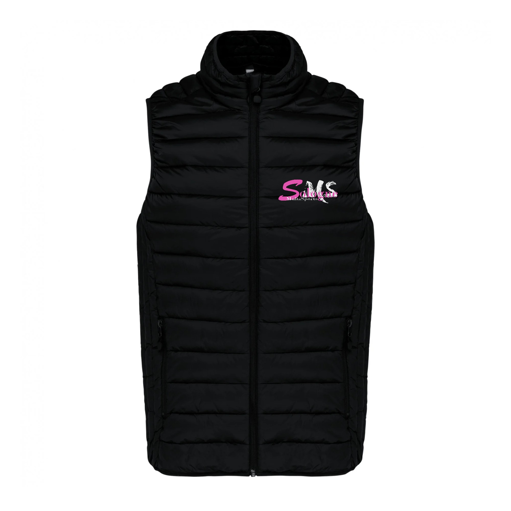 DOUDOUNE SANS MANCHES (homme) - Sologne MultiSports - Noir - K6113