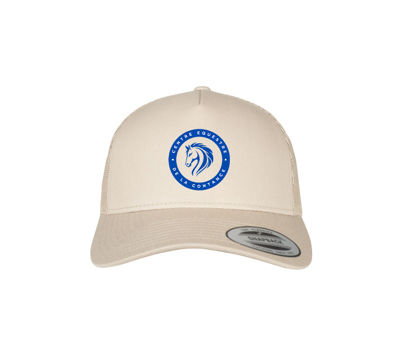 Casquette trucker - Centre Equestre de la Contance - Beige - FX6506