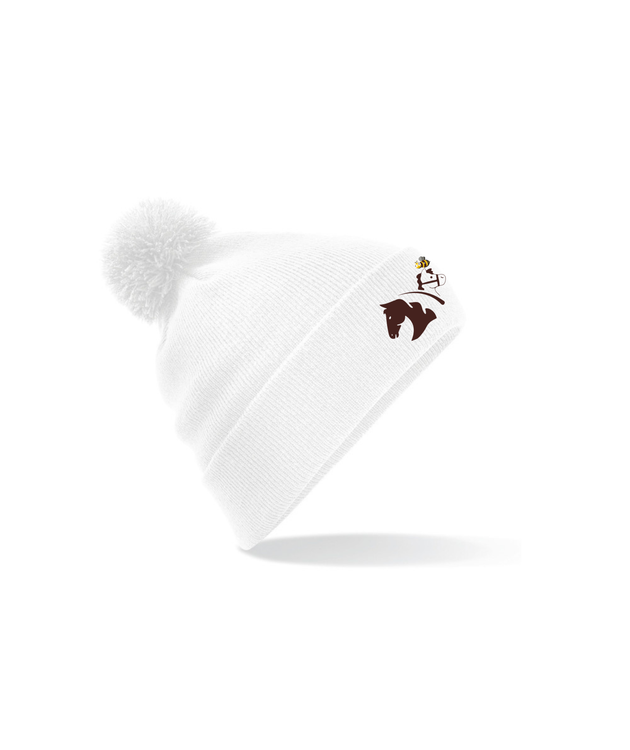 BONNET AVEC POMPOM - centre équestre de la sauvagerie - BF426 – Image 2