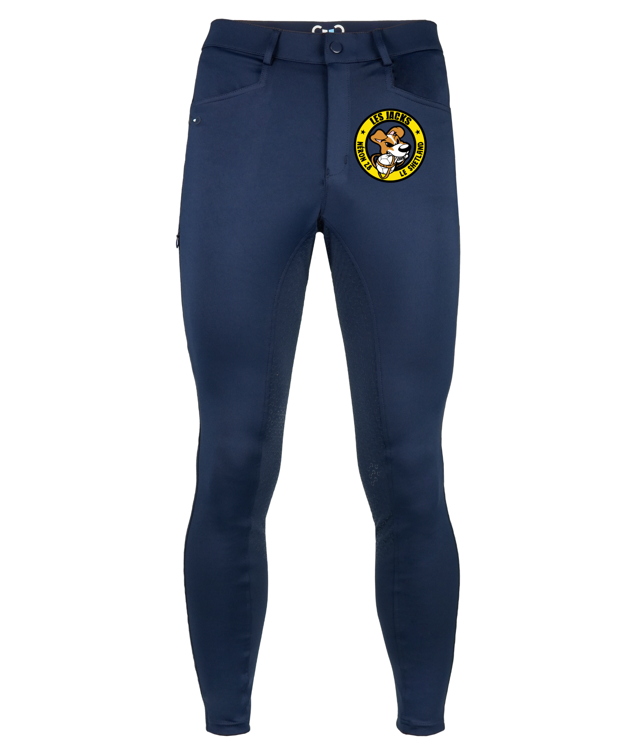 Pantalon Riding World River fond silicone - Homme - Le Shetland - Navy - 989406