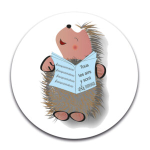 STICKER ROND - Harmonie Municipale de la Ferté Saint Aubin - STI001