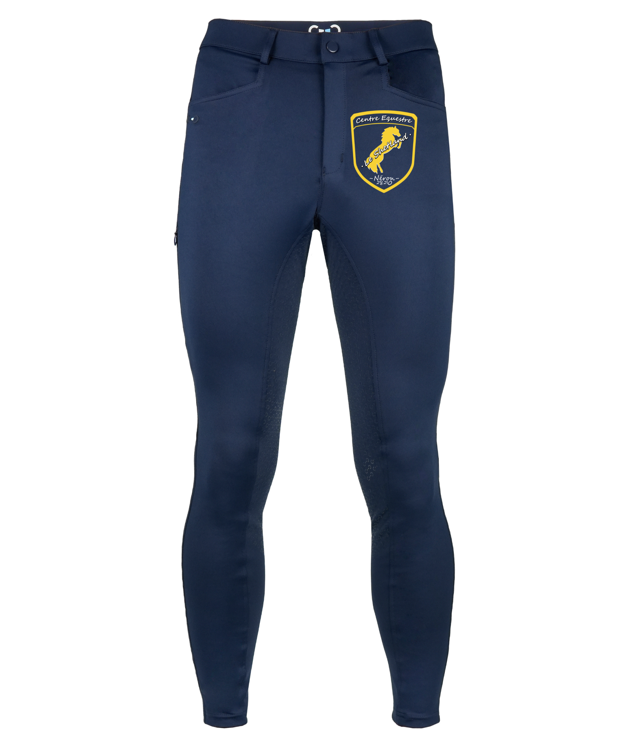Pantalon Riding World River fond silicone - Homme - Le Shetland - Navy - 989406 – Image 2