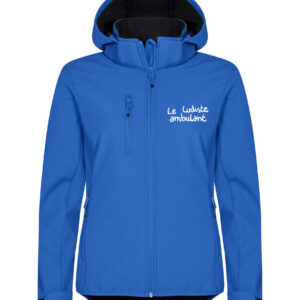 SOFTSHELL "Classic" (femme) - Le Ludiste Ambulant - Blau Roi - 0200917