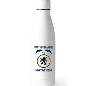 Gourde Blanche 500ml - Hauts de Flandre Natation - GRD001