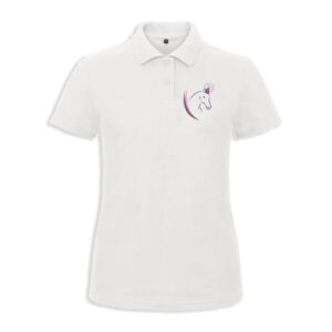 POLO (femme) - association hippique de Menneville - Blanc - BCI1F