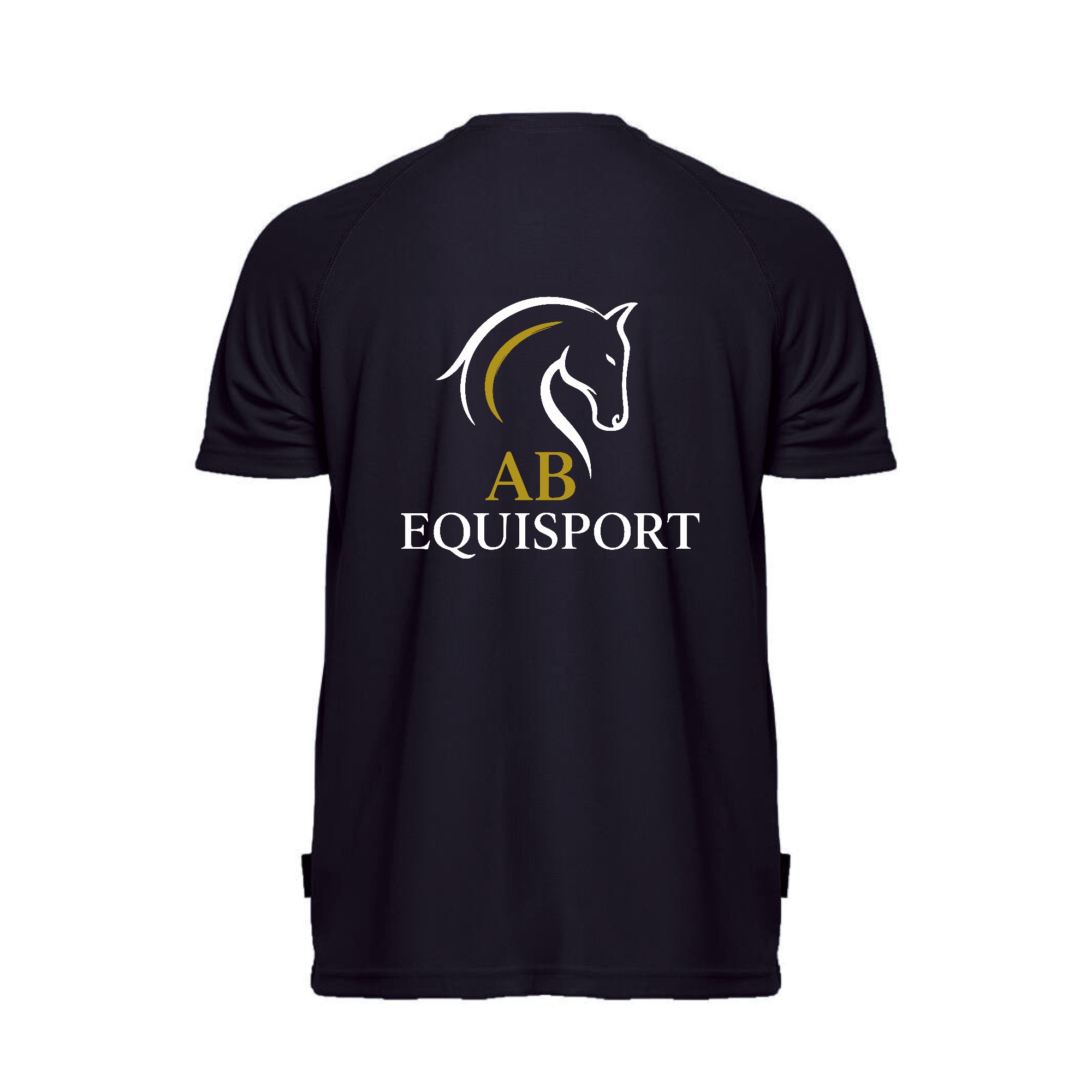 T-Shirt respirant (homme) - AB EquiSport - Navy - IB300 – Image 3