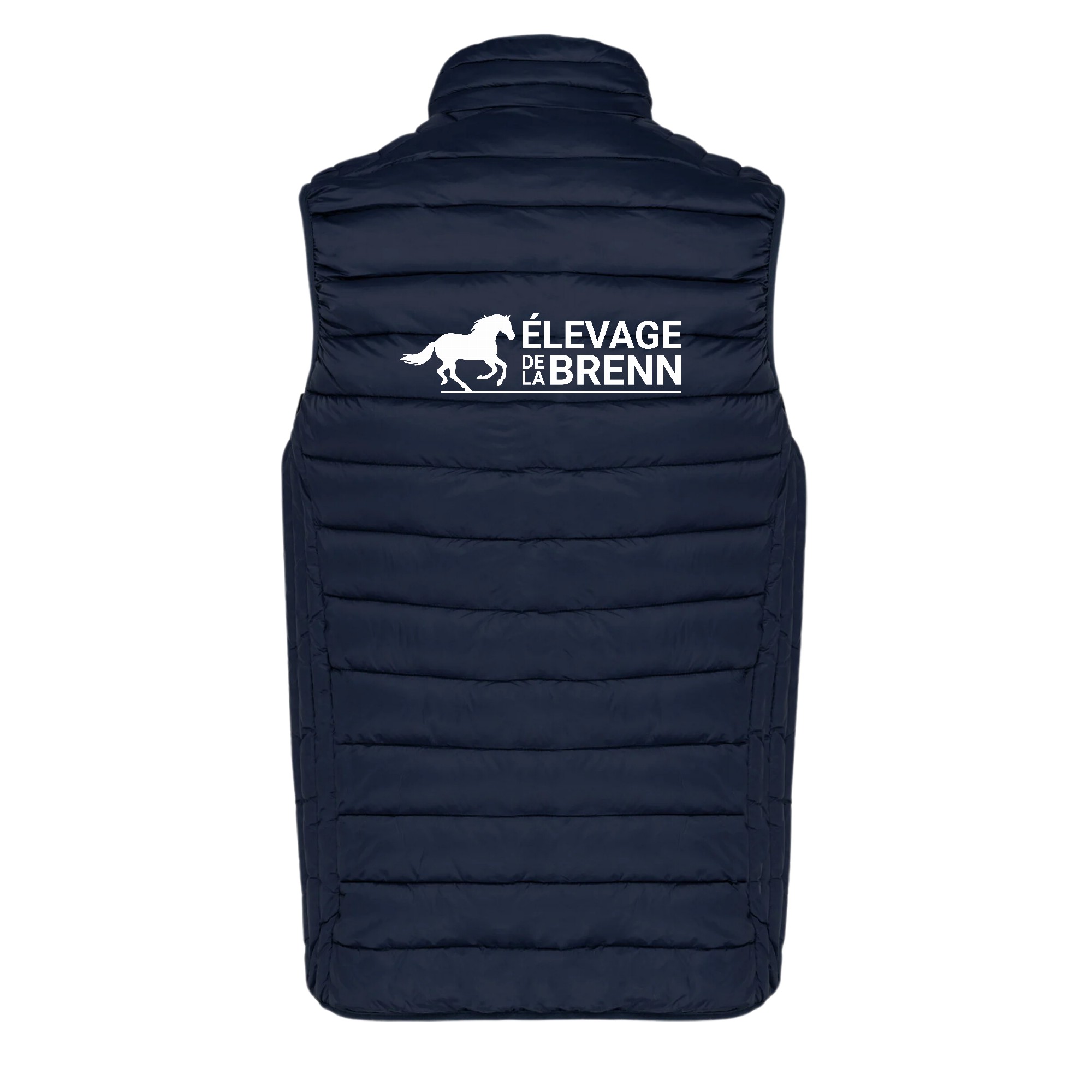 DOUDOUNE SANS MANCHES (femme) - ELEVAGE DE LA BRENN - Navy - K6114 – Image 3