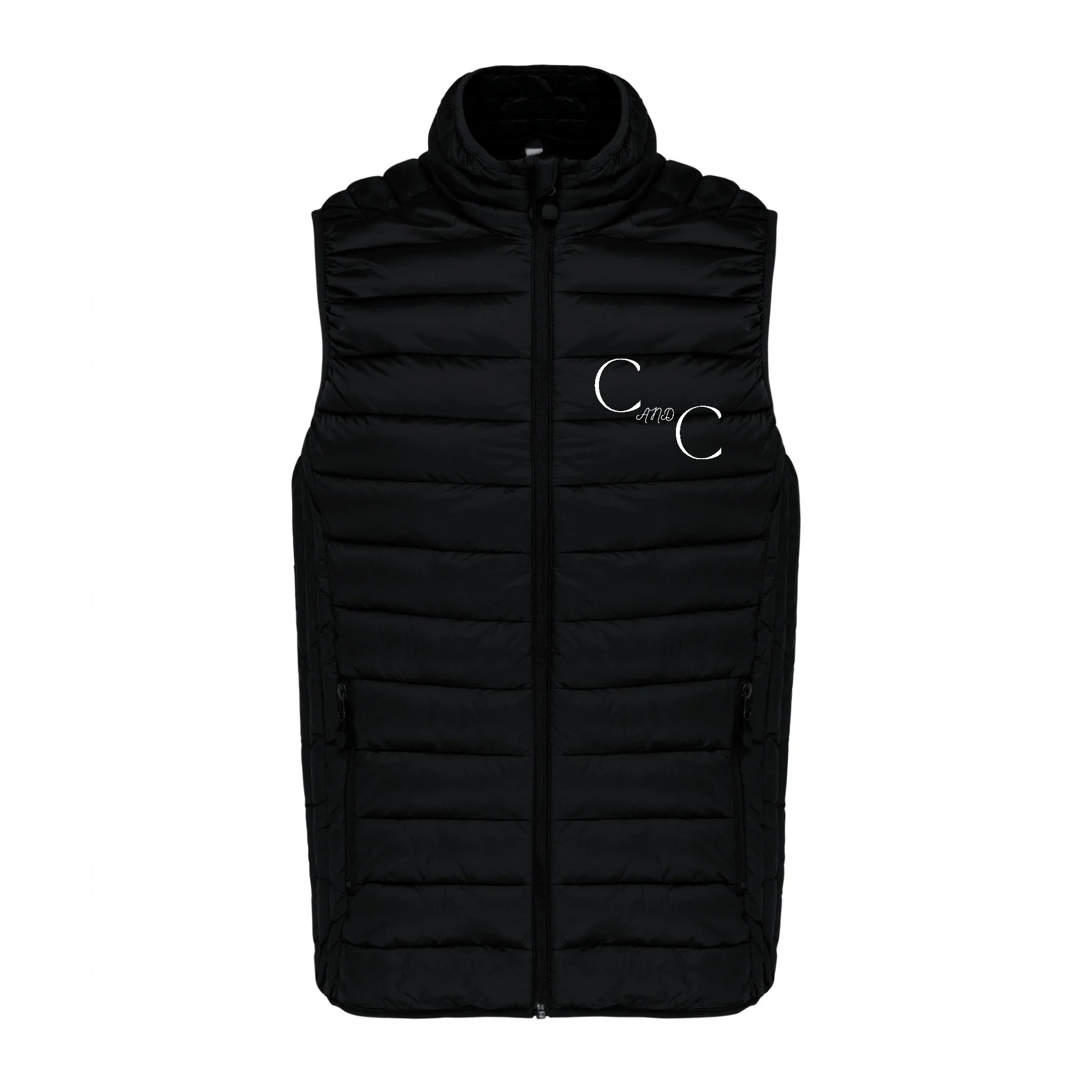 DOUDOUNE SANS MANCHES (femme) - C and C - Noir - K6114