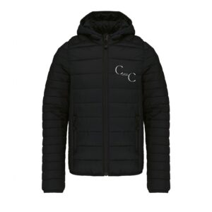DOUDOUNE AVEC MANCHES ET CAPUCHE (enfant) - C and C - Noir - K6112